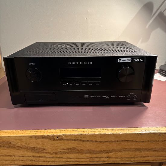 anthem avm 60 home theater processor preamplifier pre owned trade in used