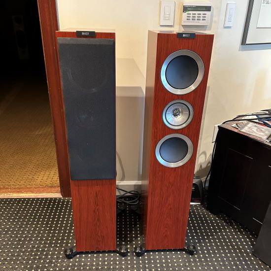 kef r700 floorstanding speakers pre owned trade in used