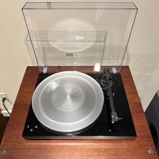 pro-ject debut carbon espirit sb manual belt drive turntable ortofon 2m blue used pre owned trade in