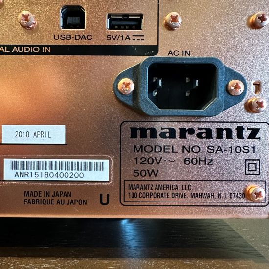 marantz sa-10 sacd cd player pre owned used trade in