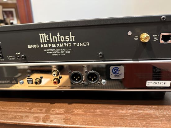 mcintosh mr88 am fm xm hd radio tuner used trade in pre owned