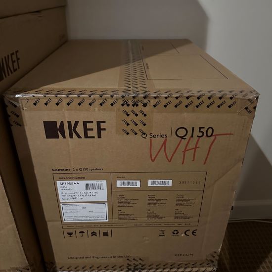 kef q150 bookshelf speaker used pre owned trade in