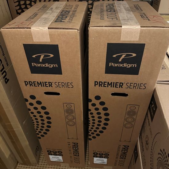 paradigm premier 800f floorstanding speakers discontinued used pre owned trade in