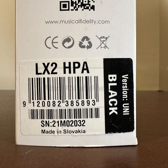 musical fidelity lx2-hpa headphone amplifier discontinued pre owned trade in used