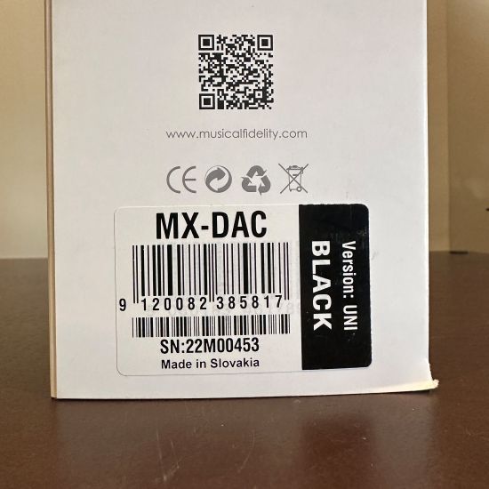 musical fidelity mx-dac digital to analog converter discontinued used pre owned trade in