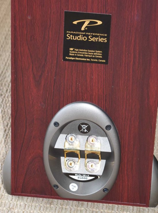 paradigm studio 100v4 floorstanding speaker used pre owned trade in